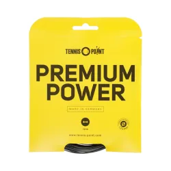Tennis - Point Premium Power Saitenset 12m Schwarz