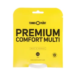 Tennis-Point Premium Comfort Multi Saitenset 12m-Weiß