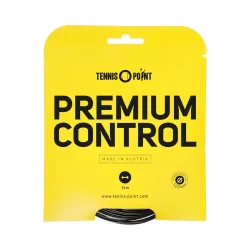 Tennis - Point Premium Control Saitenset 12m Schwarz