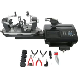 Tennis - Point Pro Star CB20 Besaitungsmaschine Schwarz, Silber