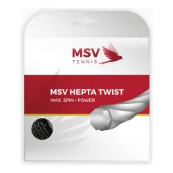 MSV Hepta - Twist Saitenset 12m Schwarz