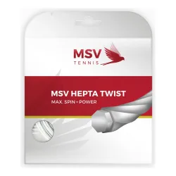 MSV Hepta - Twist Saitenset 12m Weiß