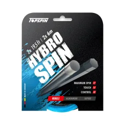 Topspin Hybro Spin 2 X 6m Saitenset - Hellblau