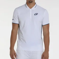 Bullpadel Leiro 25V Polo Herren-Weiß