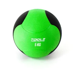 TOOLZ 5kg Medizinball - Grün, Schwarz