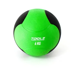 TOOLZ 6kg Medizinball - Grün, Schwarz