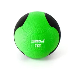TOOLZ 7kg Medizinball - Grün, Schwarz