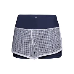 BIDI BADU Efia Tech (2in1) Shorts Damen - Dunkelblau, Weiß
