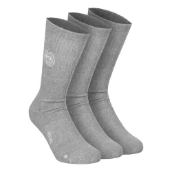 BIDI BADU Don Carlito Crew Move Tennissocken - Grau, Weiß
