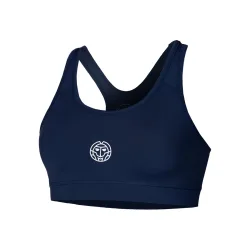 BIDI BADU Crew Medium Support Sport - BH Damen Dunkelblau