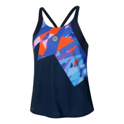 BIDI BADU Spike Tank - Top Damen Dunkelblau, Mehrfarbig