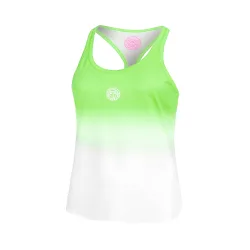 BIDI BADU Crew Gradiant Tank - Top Mädchen Neongrün, Weiß