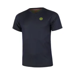 BIDI BADU Crew Inside Out V - Neck T Shirt Jungen Dunkelblau, Limette