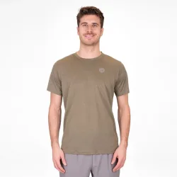 BIDI BADU Crew Two Colored T - Shirt Herren Oliv