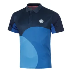 BIDI BADU Bubble Polo Herren - Dunkelblau, Blau