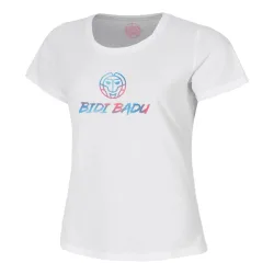 BIDI BADU Logo Chill T-Shirt Damen-weiß