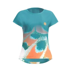 BIDI BADU Melbourne 2025 T-Shirt Mädchen-Petrol,Orange