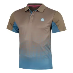 BIDI BADU Spectrum Spirit Polo Herren - Braun, Blau