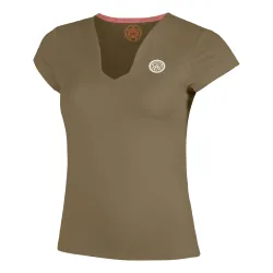 BIDI BADU Spectrum V - Neck T Shirt Damen Braun