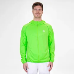 BIDI BADU Crew Hood Sweatjacke Herren - Neongrün