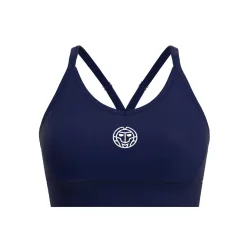 BIDI BADU Crew Low Support Strappy Sport-BH Damen-Dunkelblau