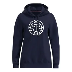 BIDI BADU Crew Logo Hoody Damen-Dunkelblau