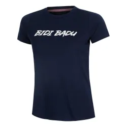 BIDI BADU Crew Logo T - Shirt Damen Dunkelblau