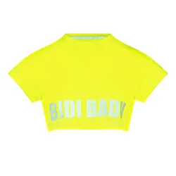 BIDI BADU Abdominis Crop Move T - Shirt Damen Neongelb