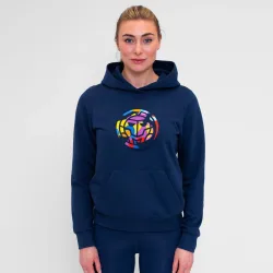 BIDI BADU Twiggy Chill Hoody Damen - Dunkelblau, Mehrfarbig