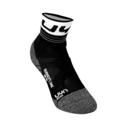 UYN Runner's One Short Laufsocken Damen - Schwarz, Weiß