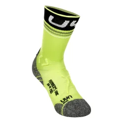 UYN Runner's Mid One Laufsocken Herren - Grün, Schwarz