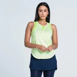 Lucky in Love Chill Out Tank-Top Damen - limette
