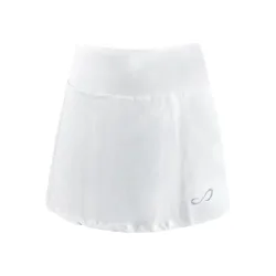 Endless Minimal High Waist Rock Damen - Weiß, Silber