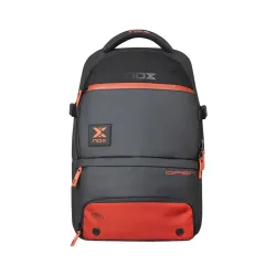 NOX Open Series Tennisrucksack - Schwarz, Orange