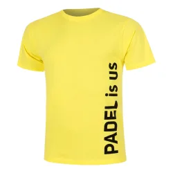 Padel-Point Padel Is Us T-Shirt Herren-Gelb,Schwarz
