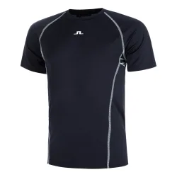 JLindeberg Alfonso Printed T - Shirt Herren Dunkelblau