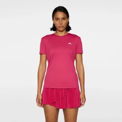 JLindeberg Ada T-Shirt Damen-Rot