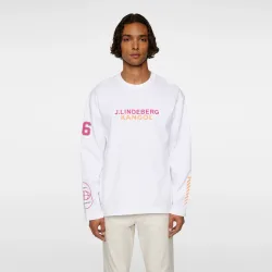 JLindeberg Kangol Davie Longsleeve Herren - Weiß
