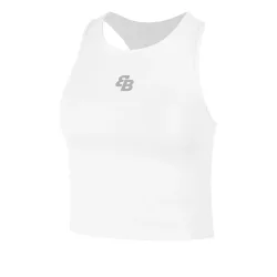 BB by Belen Berbel Basica Corta Tank - Top Damen Weiß