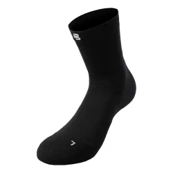 Bauerfeind Ultralight Mid Cut Laufsocken Damen-Schwarz