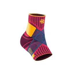Bauerfeind Sports Ankle Support Fußgelenkbandage Rechts-Berry,Mehrfarbig