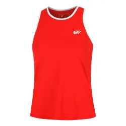 Racket Roots Teamline Racerback Tank-Top Damen-Rot