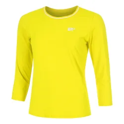 Racket Roots Teamline Longsleeve Damen-Gelb