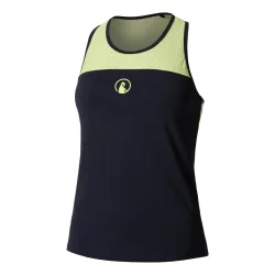 Quiet Please Perspectives Racerback Tank-Top Damen - Dunkelblau