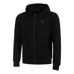 Quiet Please Tonal Core Zip Sweatjacke Herren-Schwarz