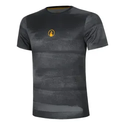 Quiet Please Endlessly Receiver Wipe T-Shirt Herren-Anthrazit,Orange