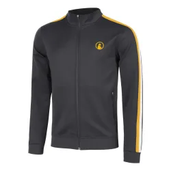Quiet Please Endlessly Stripes Trainingsjacke Herren - Anthrazit, Orange