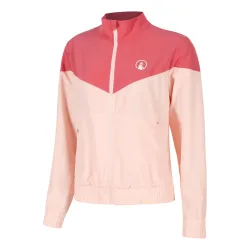 Quiet Please Endlessly Chip Trainingsjacke Damen-Rosa,Koralle