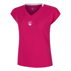 Quiet Please Create Volley T-Shirt Damen-Pink,Weiß