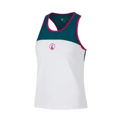 Quiet Please Create Racerback Tank-Top Mädchen-Petrol,Mehrfarbig
